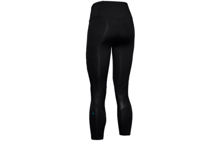 (WMNS) Under Armour UA Rush Crop Pants 'Black' 1357266-001