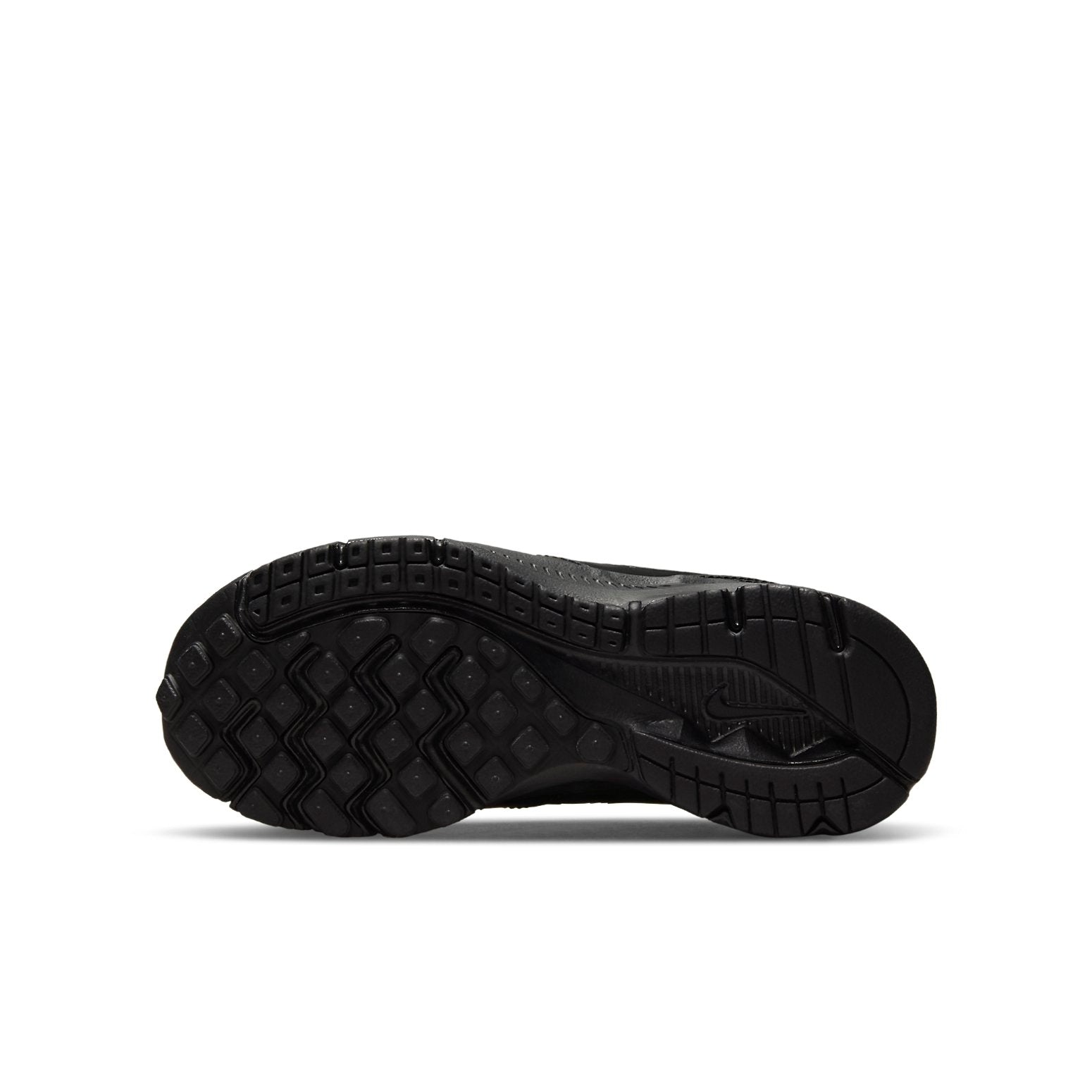 (GS) Nike Downshifter 6 LTR Leather Low-Top K Black 832883-011