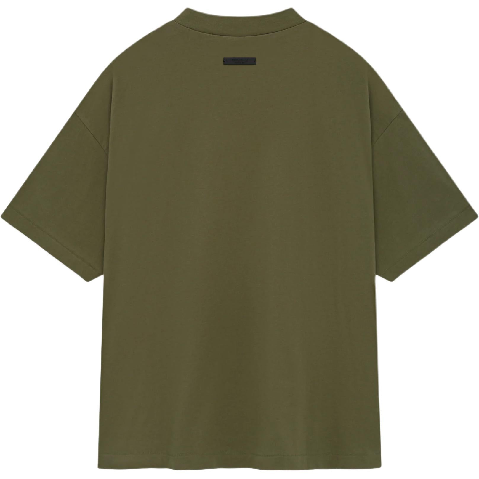 Fear of God Essentials Jersey Crewneck Tee 'Military' 125BT244195F