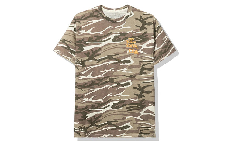 ANTI SOCIAL SOCIAL CLUB Camouflage Short Sleeve Unisex Yellow ASSC-540