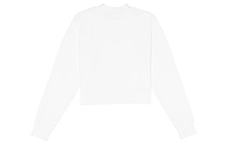 PALM ANGELS Round Neck Pullover White PWBA016S20FLE0070360
