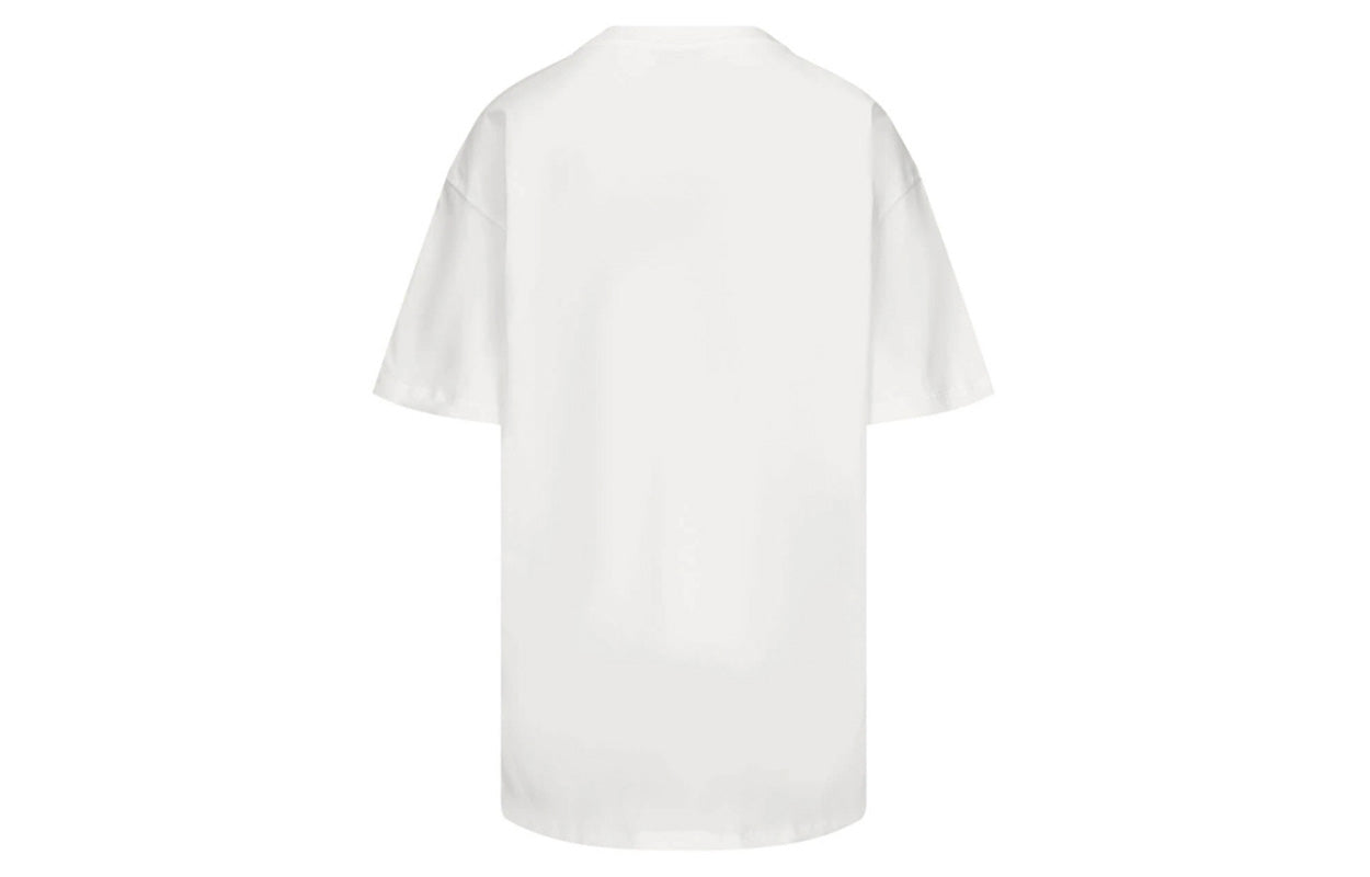 KENZO SS21 Classic Tiger Head Pure Cotton Short Sleeve White FB52TS9724YG-01
