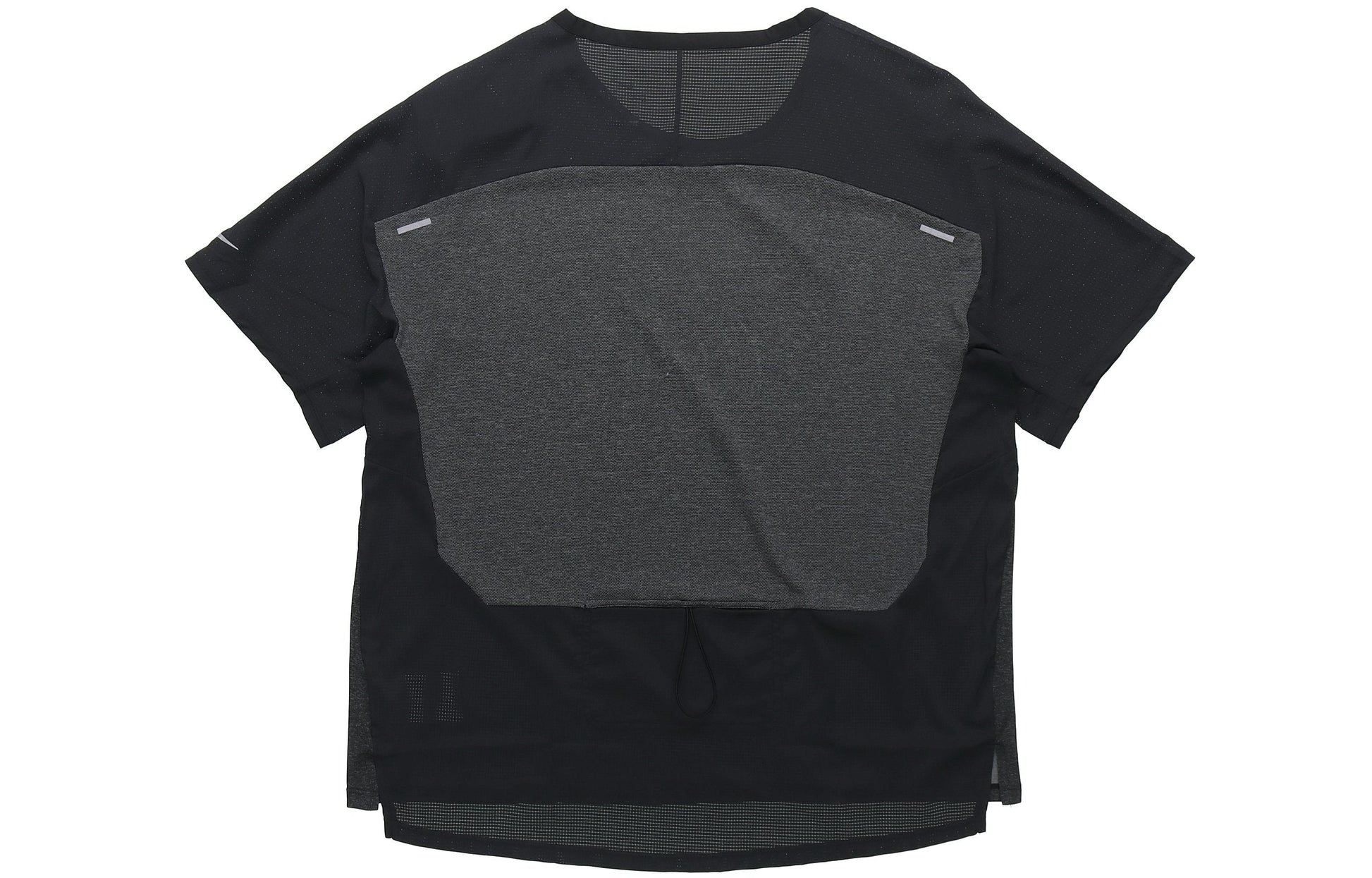 Nike Ultra Run Division TrainingSport Fast-Dry Breathable Fabric Short Sleeve T-Shirt Men's Black DA1299-010