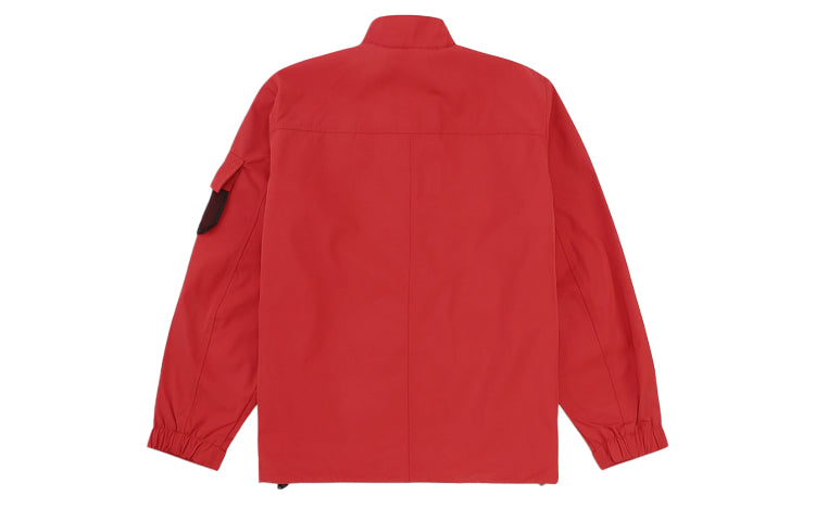 Men's Levis Stand Collar Multiple Pockets Casual Jacket Red 28408-0004