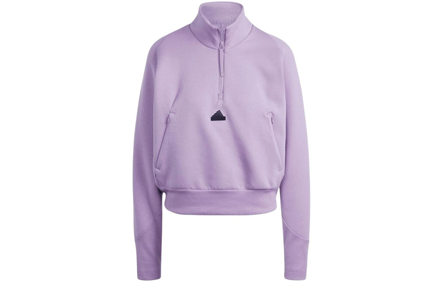 (WMNS) adidas ZNE Quarter-Zip Track Jacket Asia Sizing 'Purple' IS3899