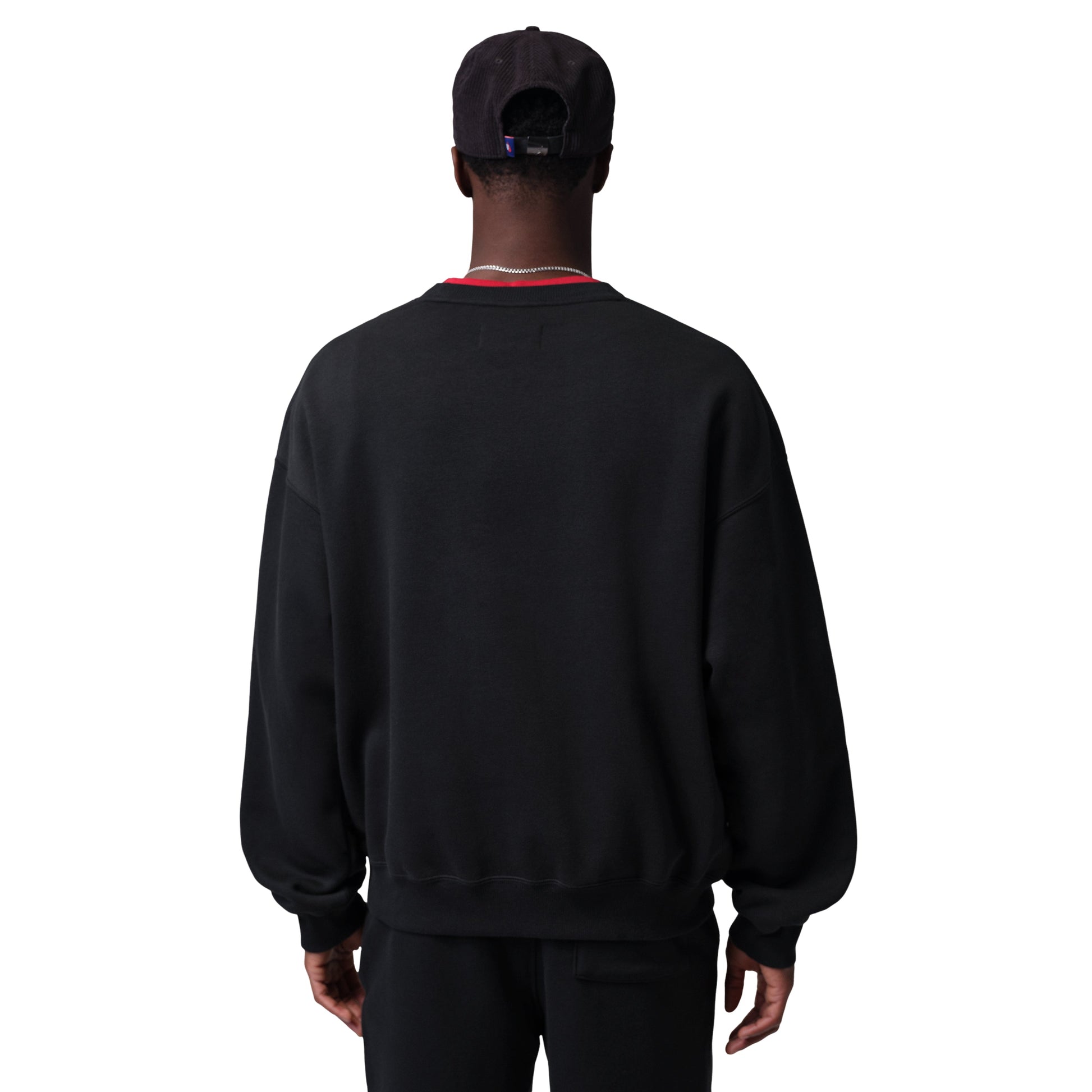 Air Jordan Brooklyn Fleece Crew Neck Sweatshirt 'Black' IF1845-010