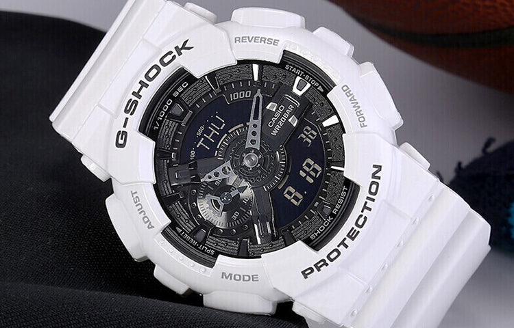 CASIO G-Shock Analog-Digital 'White' GA-110GW-7A