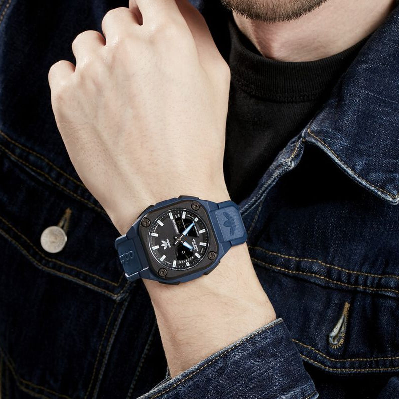 adidas Mineral Blue Resin Strap Watch 'Blue' AOST225452I