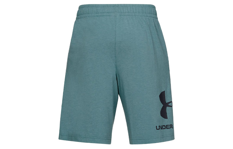 Under Armour Sportstyle Cotton Graphic Shorts 'Blue' 1329300-417