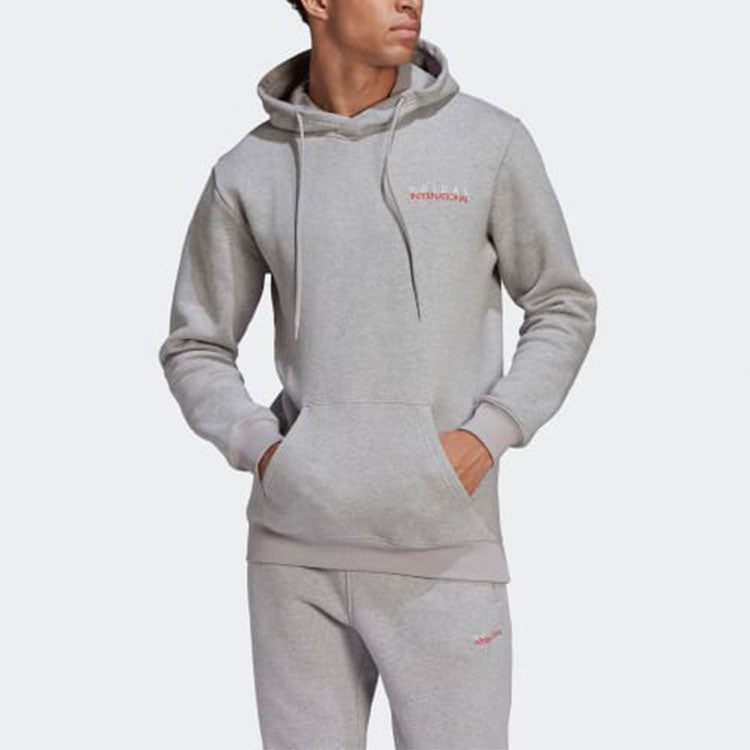 Men's adidas originals Solid Color Logo Printing Gray HF4920