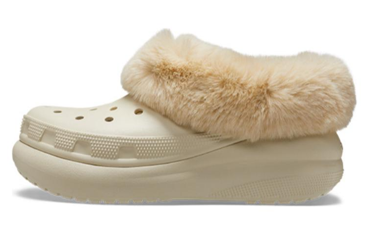 Crocs Furever Crush Shoe Clogs 'Bone' 208446-2Y2