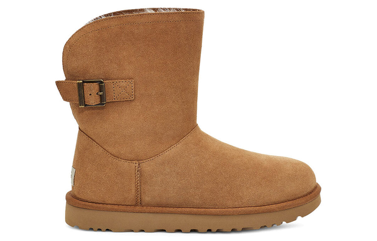 (WMNS) UGG Chantel Side Buckle Brown 1119151-CHE