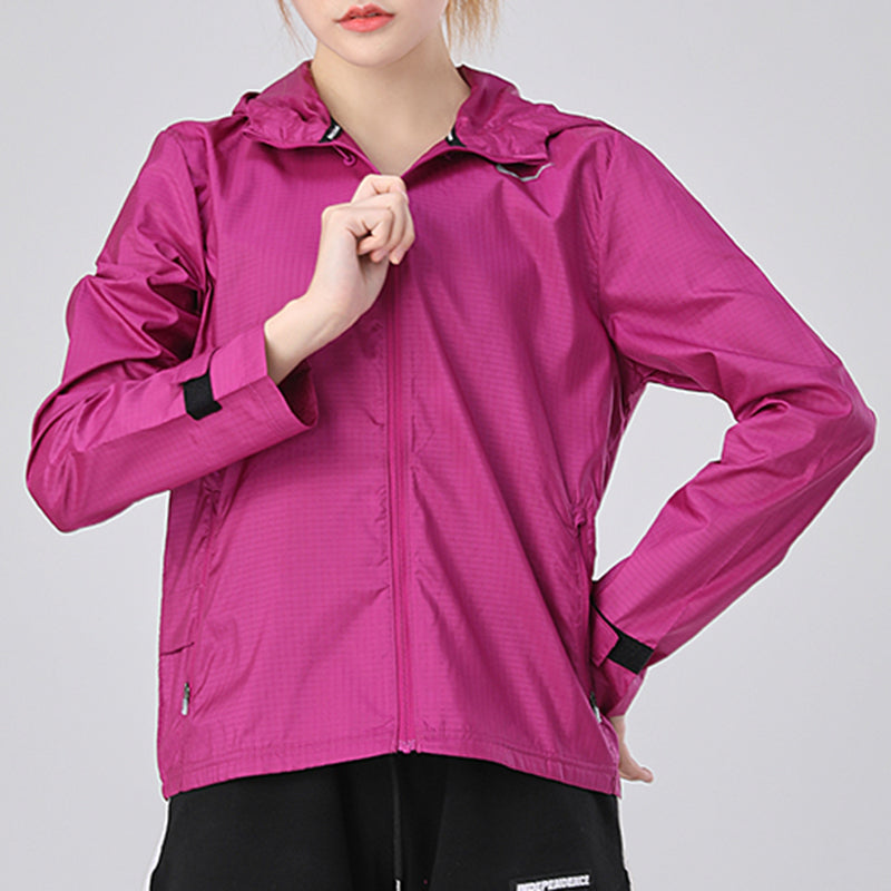 (WMNS) Nike Jacket Running Sports Hooded Jacket Purple CU3218-564