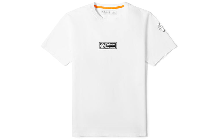 Men's Timberland SS20 Earth Series Printing Short Sleeve White A2B51100