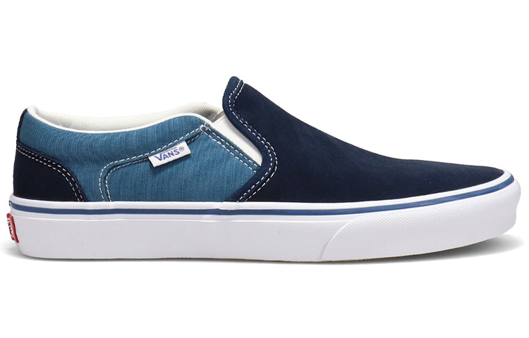 Vans Slip-On Low Tops Casual Skateboarding Shoes 'Blue' VN0A347735O