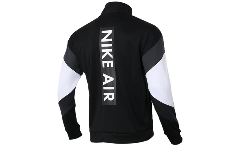 Nike AS M Nike Sportswear NSW AIR JKT Windproof Stand Collar Colorblock Athleisure Casual Sports Jacket Black AJ5322-010