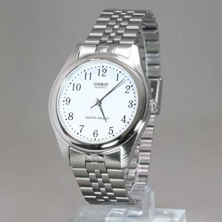 Casio Retro Fashion Business Casual Analog Watch 'Silver Steel' LTP-1129AA-7BJH