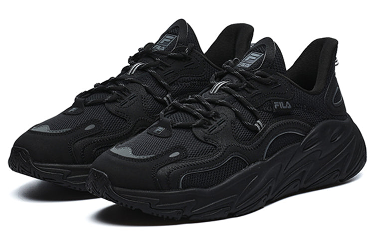 (WMNS) FILA Wave Low-Top Shoes 'Black' F12W226112FBK