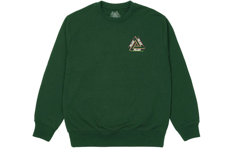 Palace FW21 Basically A Tri-ferg Crew Sweatshirt 'Green' P21CW011