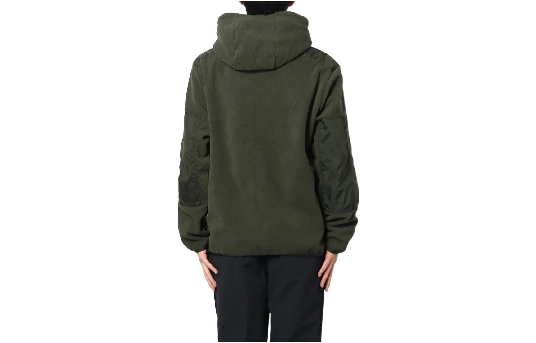 Nike Sportswear Logo Embroidered Hooded Solid Color Jacket 'Dark Green' DD4883-355