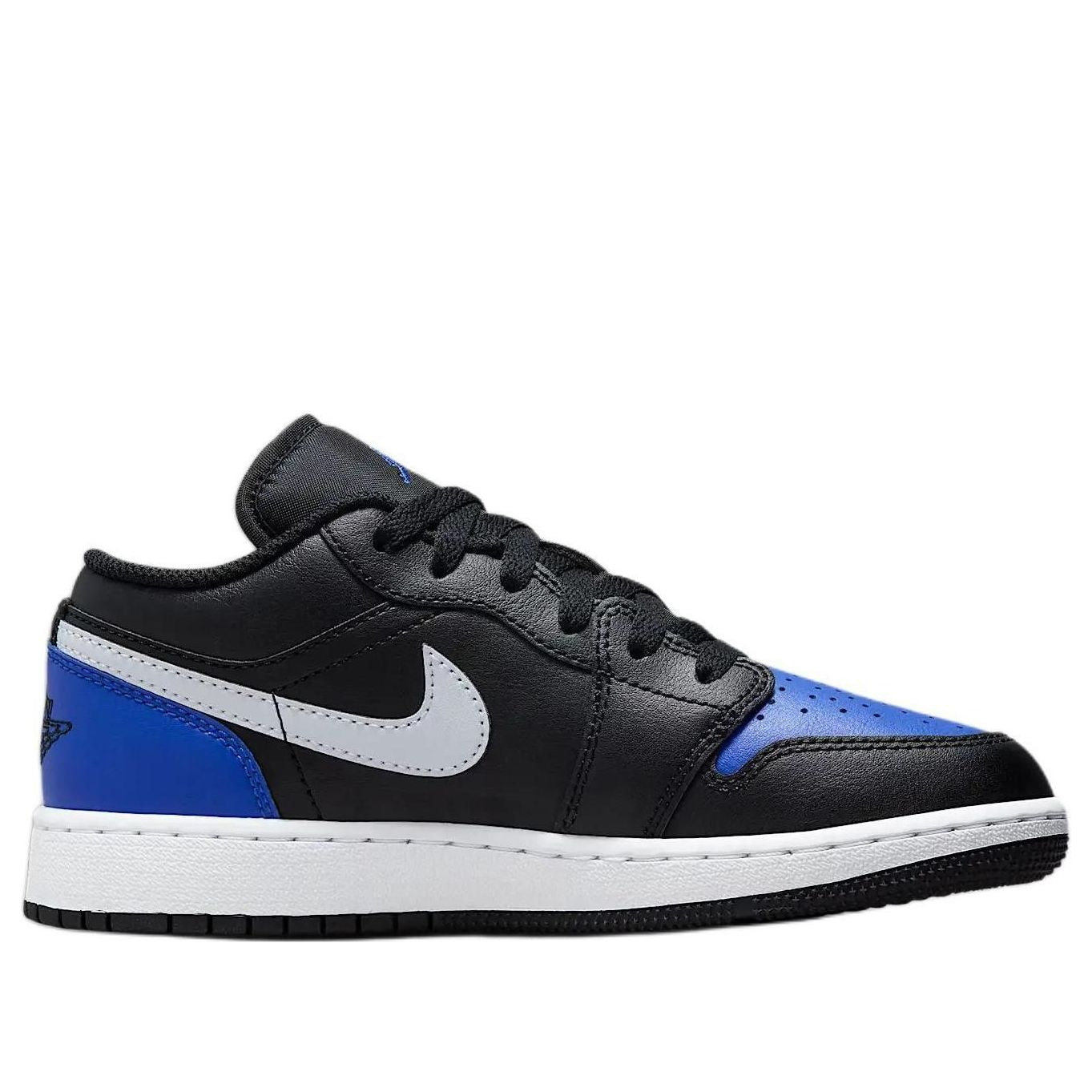 (GS) Air Jordan 1 Low 'Black Game Royal White' 553560-042