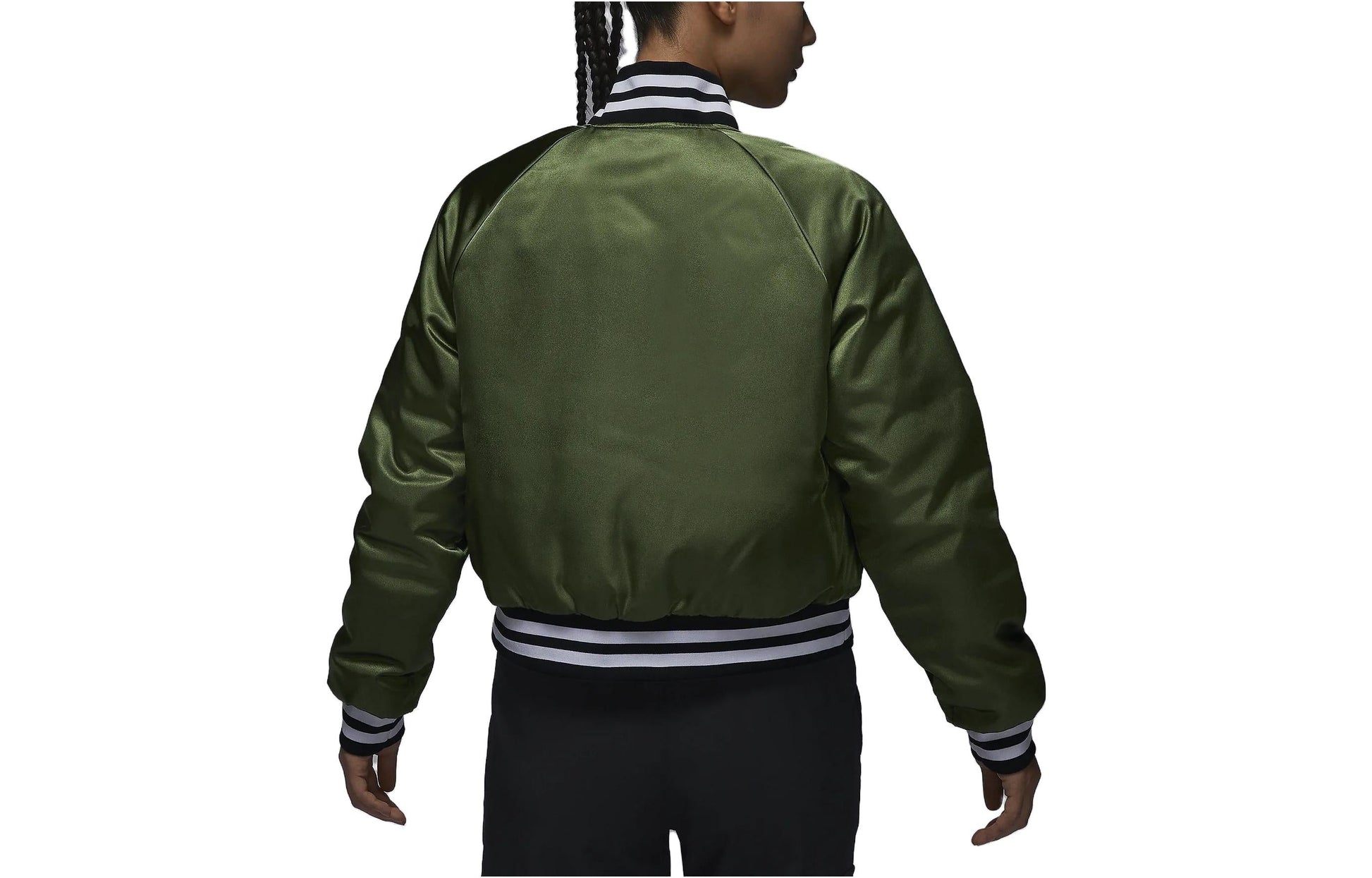 (WMNS) Air Jordan Varsity Jacket 'Green' FB5152-340