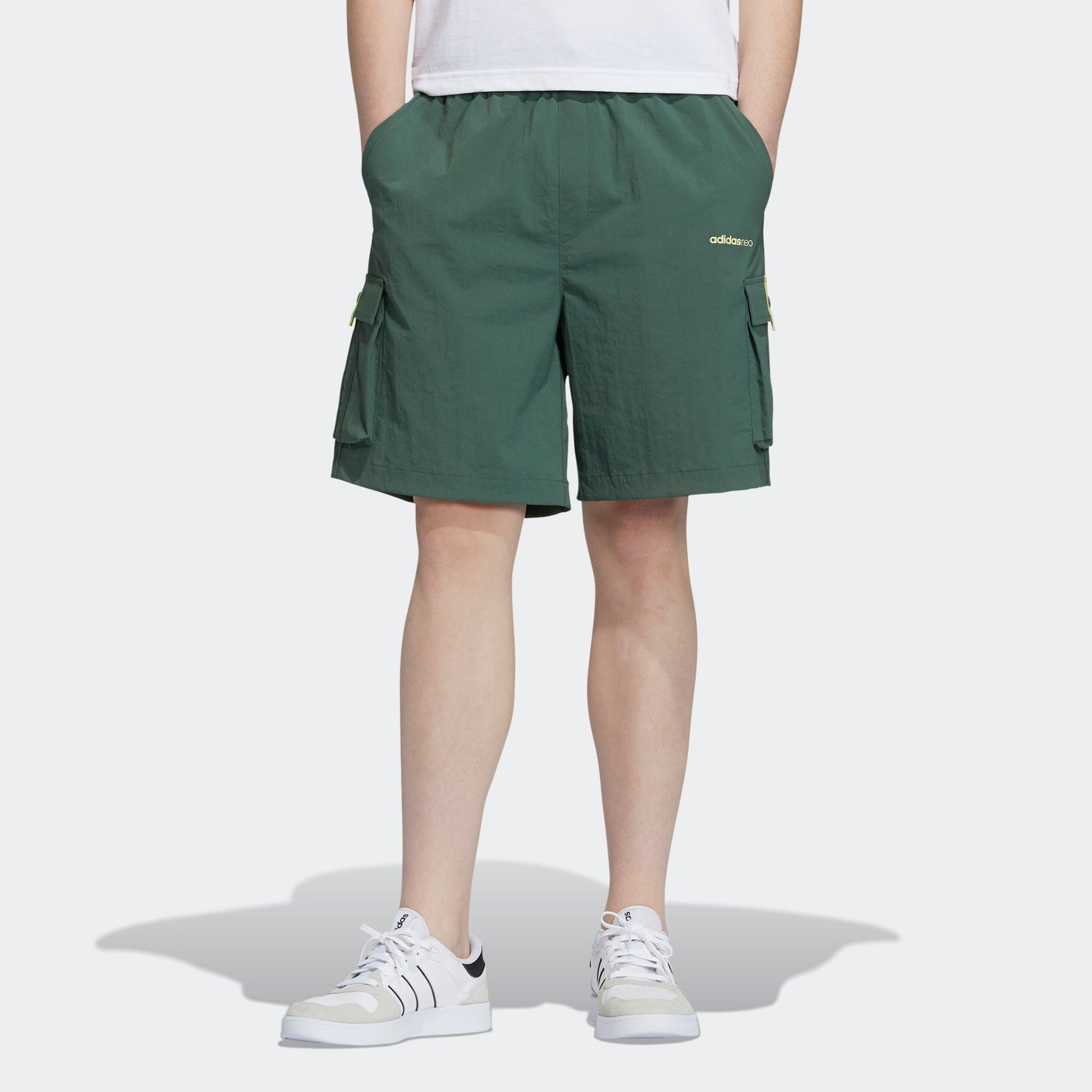 adidas neo M Sw Wvn Ut Sh Pocket Sports Short Pant Male Green H45166