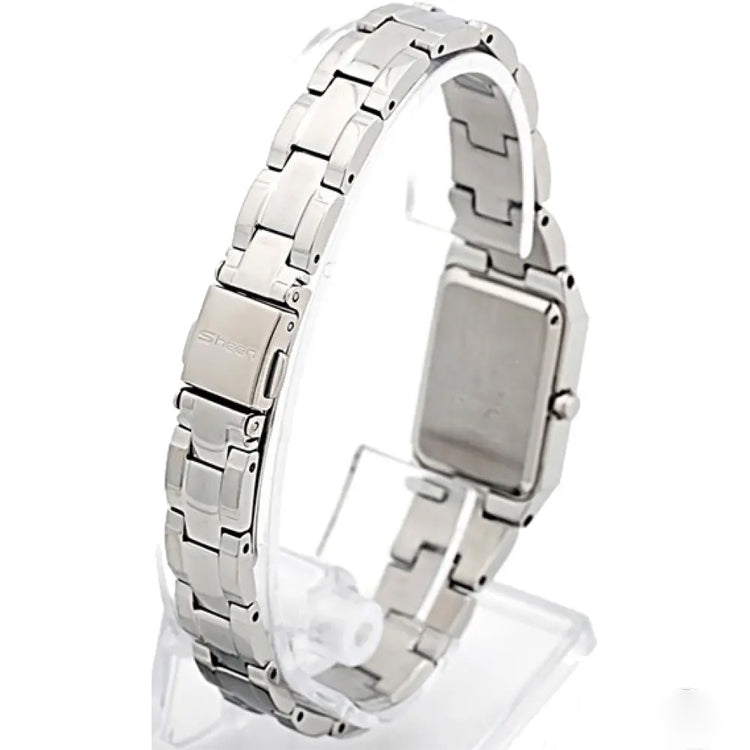 CASIO SHEEN Waterproof Stainless Steel Strap Black Analog SHN-4011D-1ADR