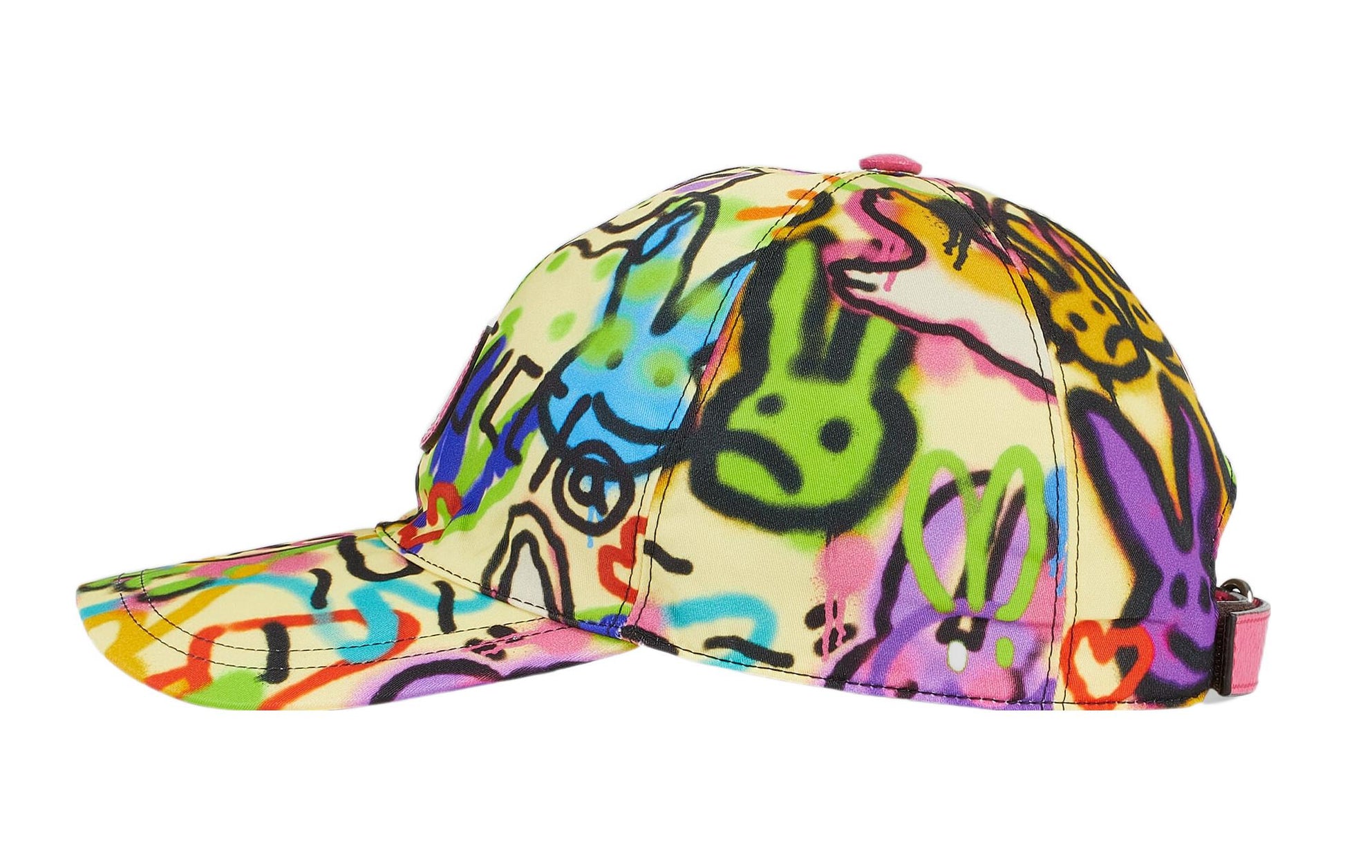 Gucci Lunar New Year bunny print baseball hat 729776-4HAWQ-8472