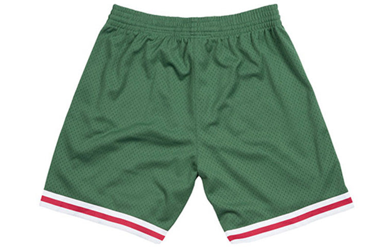Mitchell & Ness NBA Swingman Shorts Milwaukee Bucks Road 1971-72 'Green' SMSHGS18240-MBUDKGN71