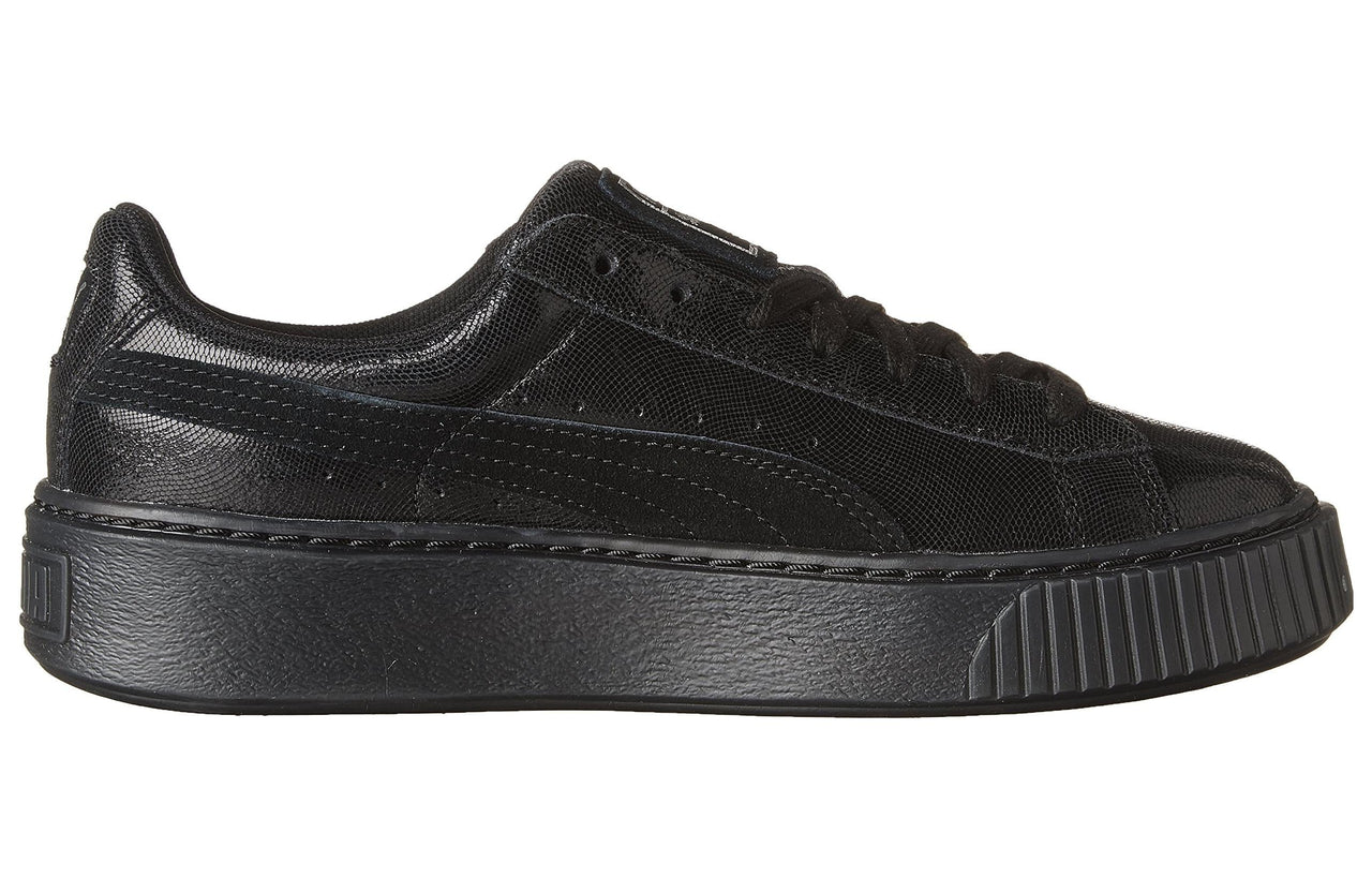 (WMNS) PUMA Basket Platform NS 'Black' 364587-01