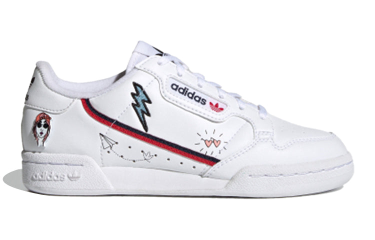 (GS) adidas Continental 80 J 'White Blue Red' FX6067