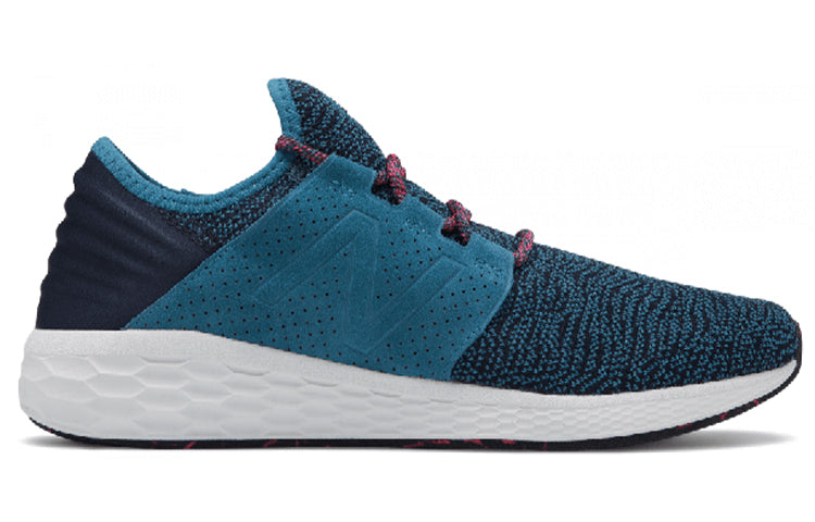 New Balance Cruz Non-Slip Shock Absorption Wear-resistant Low Tops Sports 'Black Blue' MCRUZV2