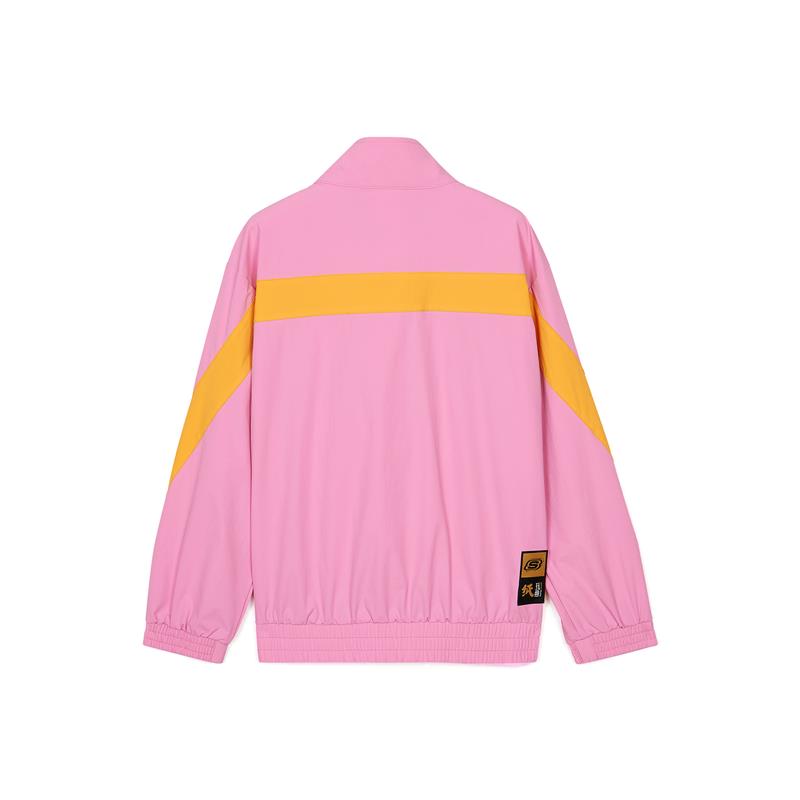 (GS) Skechers Casual Half-Zip Jacket 'Pink Orange' L321G017