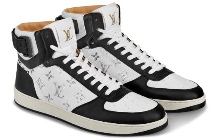 LOUIS VUITTON LV Rivoli Ankle Sneakers 'White Black' 1A5EPT