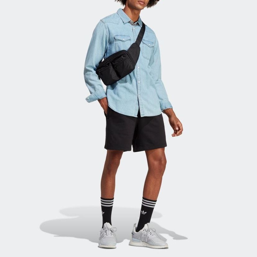 adidas Premium Essentials Shorts Asia Sizing 'Black' IB2014