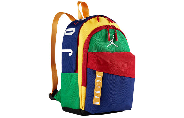 Air Jordan Logo Jumpman Backpack 'Blue Green Red Yellow' HA6232-900