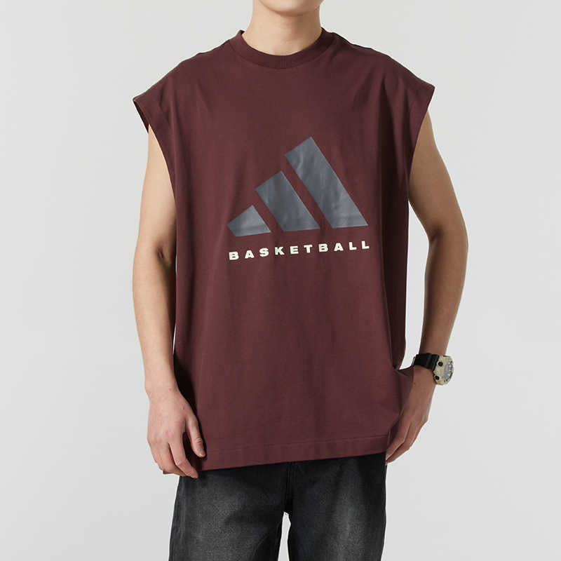 adidas Basketball Vest Asia Sizing 'Aurora Ruby' JD6133