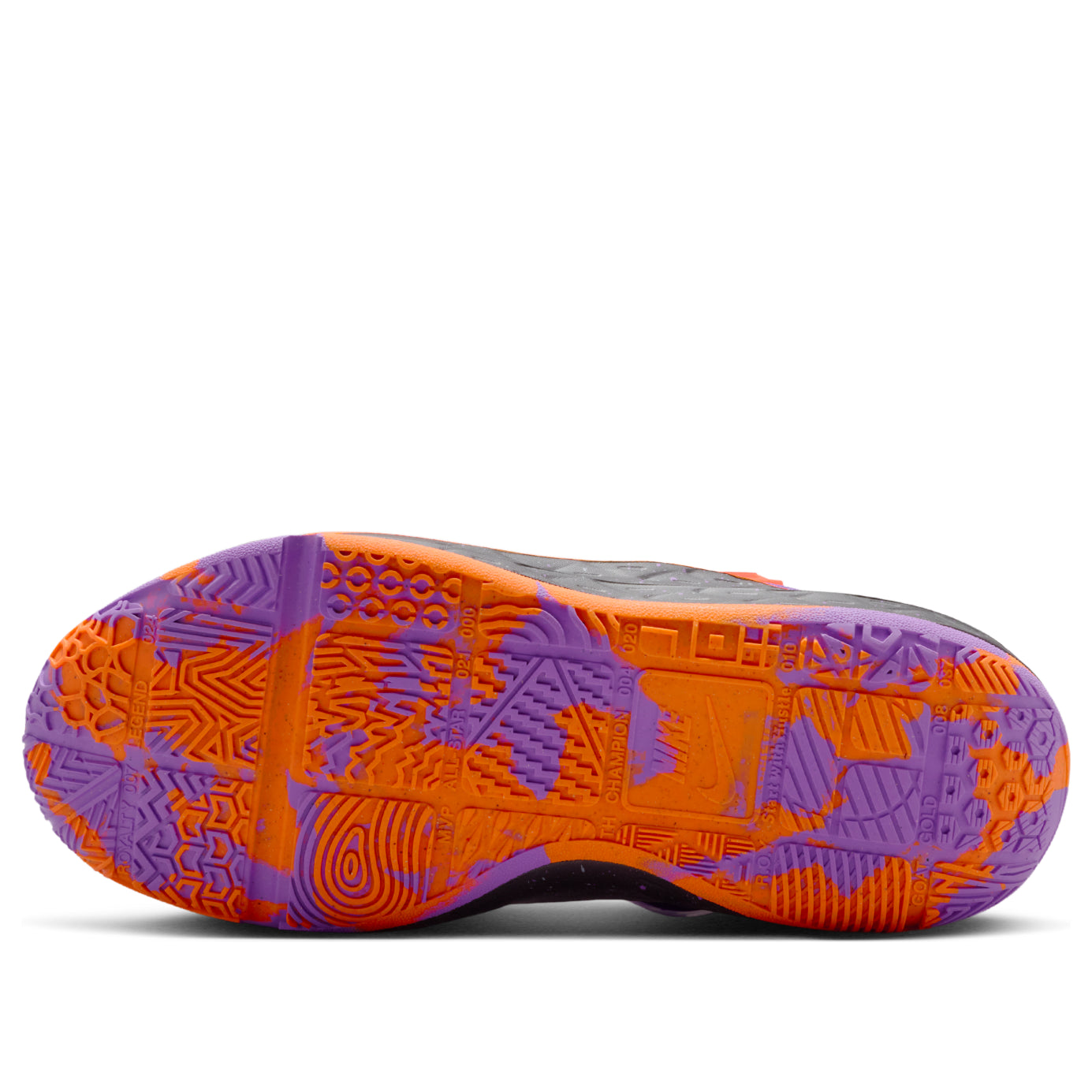 (GS) Nike Team Hustle D 12 'Bright Violet Total Orange' IO9848-500