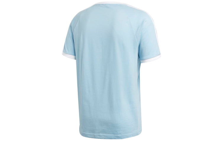 adidas originals logo Embroidered Short Sleeve Blue FM3773
