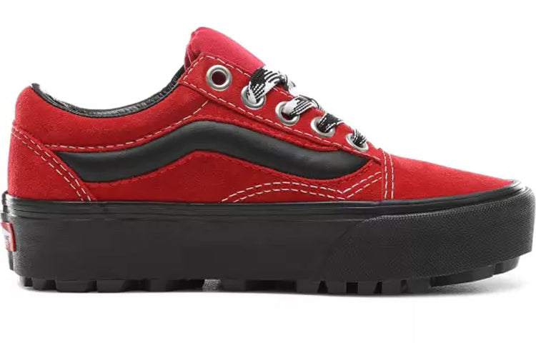 Vans 90s Retro Old Skool Lug Platform Black/Red VN0A3WLXVRX