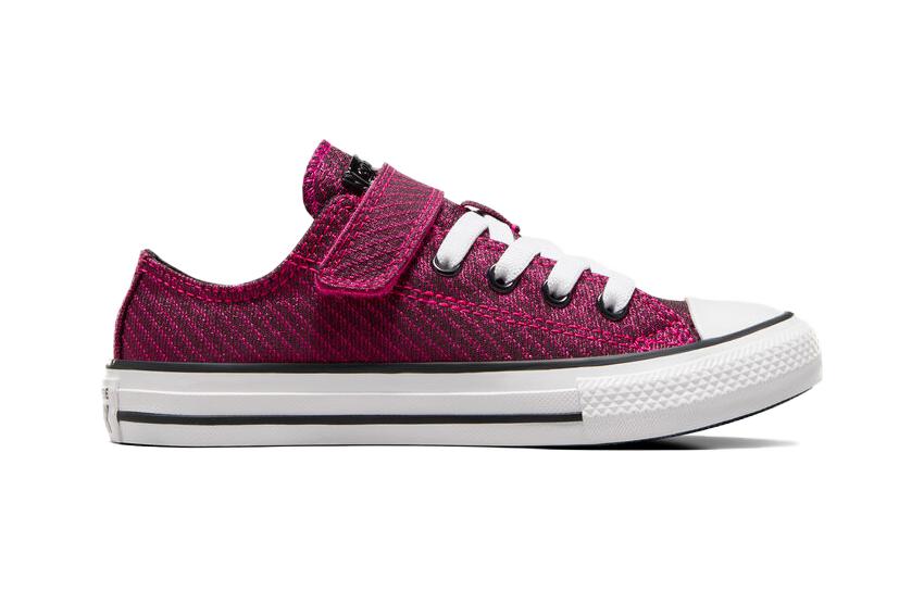 (GS) Converse Chuck Taylor All Star Easy On Low Sparkle 'Prime Pink' A05505F