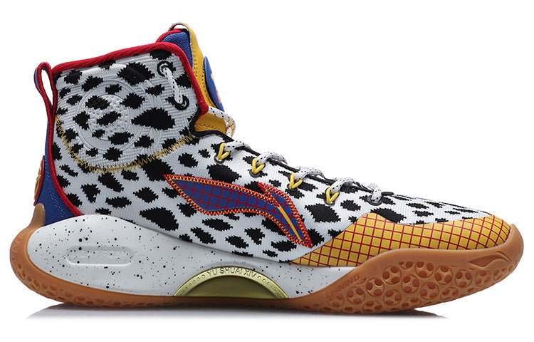 Li-Ning Disney x Li-Ning High-Top White/Yellow/Blue ABAQ135-9