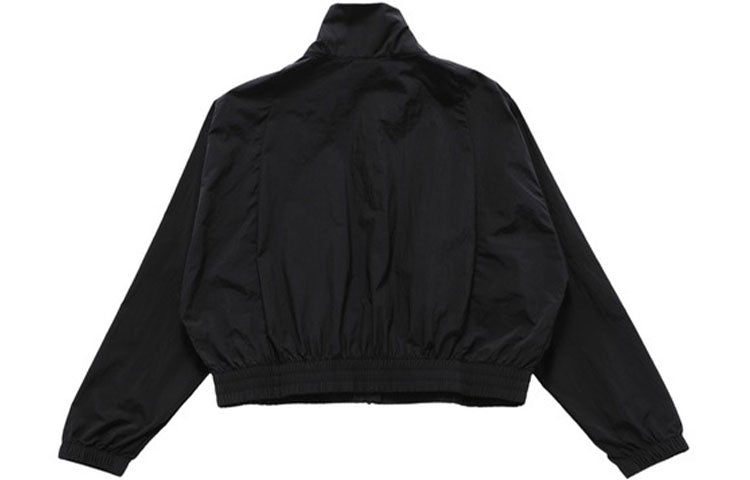 (WMNS) Air Jordan Logo Printing Casual Sports Jacket Autumn 'Black' CV7800-011