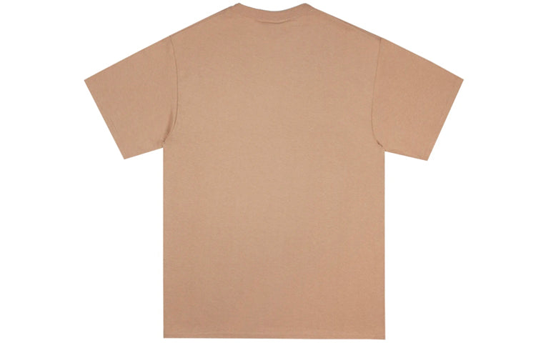 NOAH NYC Logo Cartoon Printing Short Sleeve Unisex Khaki T25SS20SND