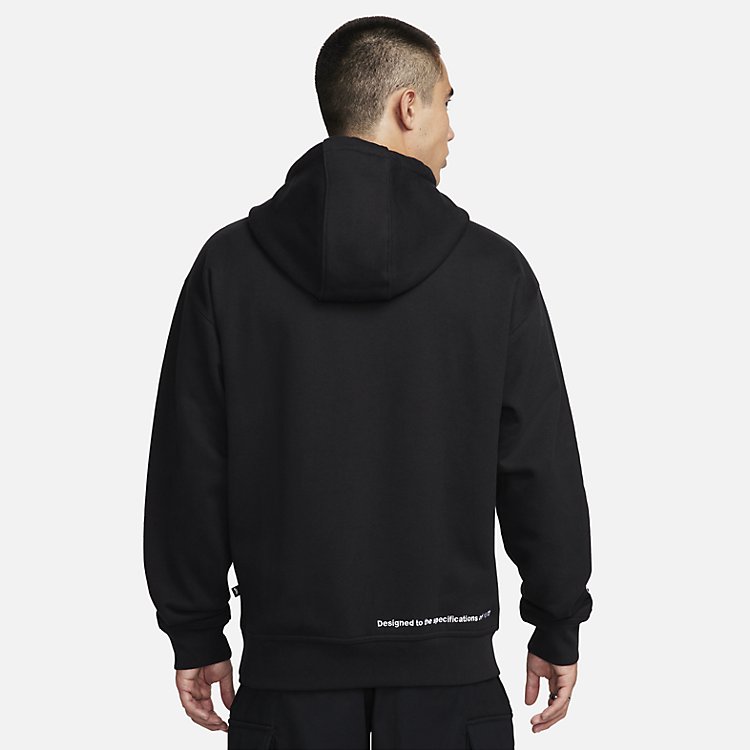Nike SB x Yuto Graphic Fleece Pullover Hoodie 'Black' FN0552-010