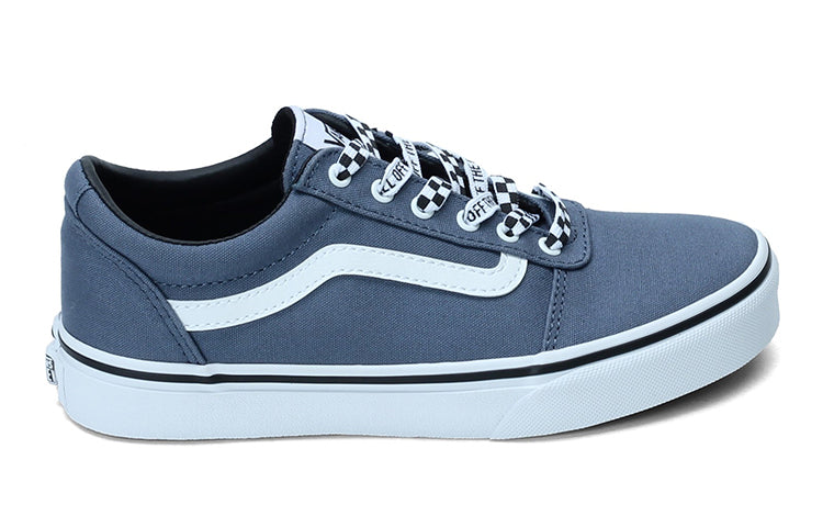 Vans Ward Non-Slip Breathable Low Tops Casual Skateboarding Shoes Big Boys Blue VN0A38J9XXO