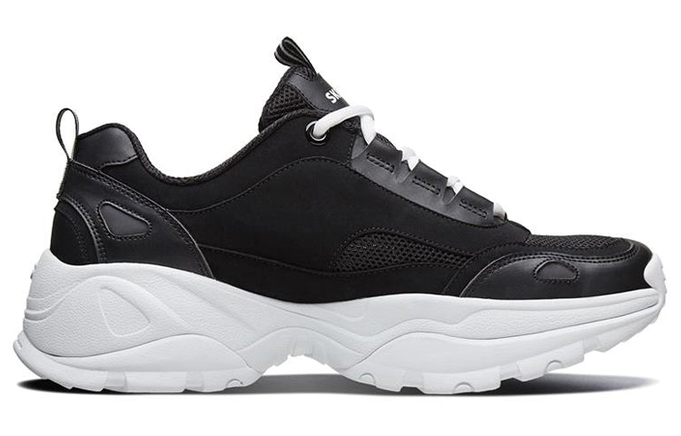 Skechers Kozmiks Low-Top Running Shoes Black/White 999103-BLK