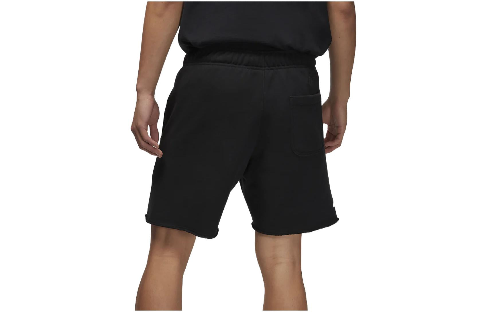 Men's Air Jordan Logo Casual Sports French Terry Black Shorts DM1361-010