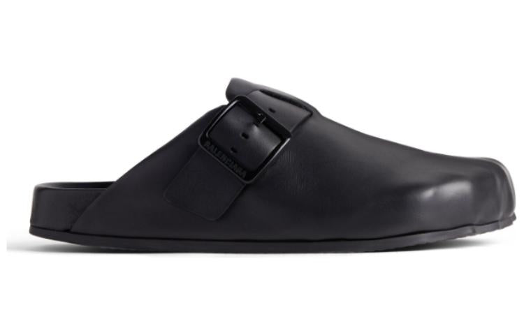 Balenciaga Sunday Mules 'Black Matte Calfskin' 761712WCEA11000